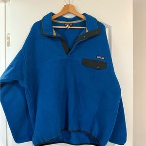 Patagonia Synchilla Blue Pullover Large